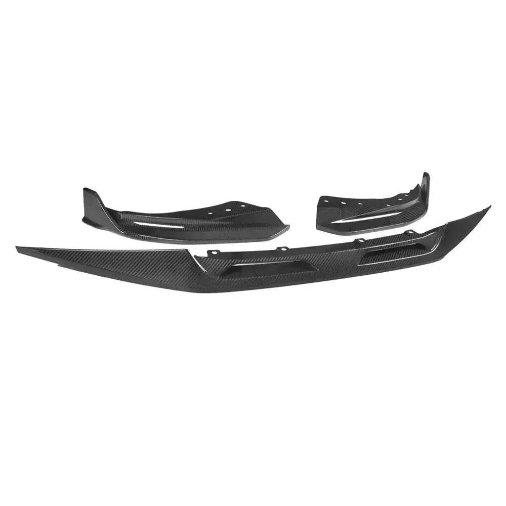 For BMW G22 G23 Coupe 2021+ Dry Carbon Fiber Front Bumper Lip