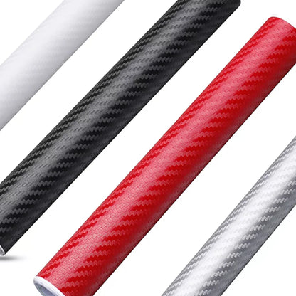 25cmx200cm 3D Carbon Fiber Vinyl Film Motorcycle Sticker