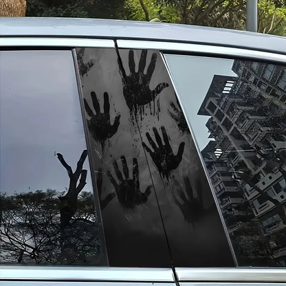 For B-pillar anti-scratch Disposable 2PCS Set Horror Handprint