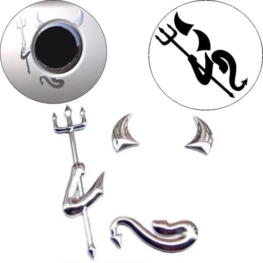 Pvc 3D Devil Demon Sticker Cool Logo Decals