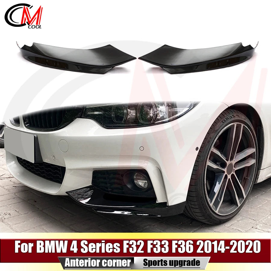 For BMW 4 Series F32 F33 F36 2014-2020 Front Bumper Gloss Black