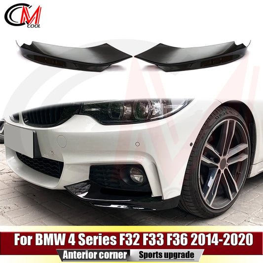 For BMW 4 Series F32 F33 F36 2014-2020 Front Bumper Gloss Black