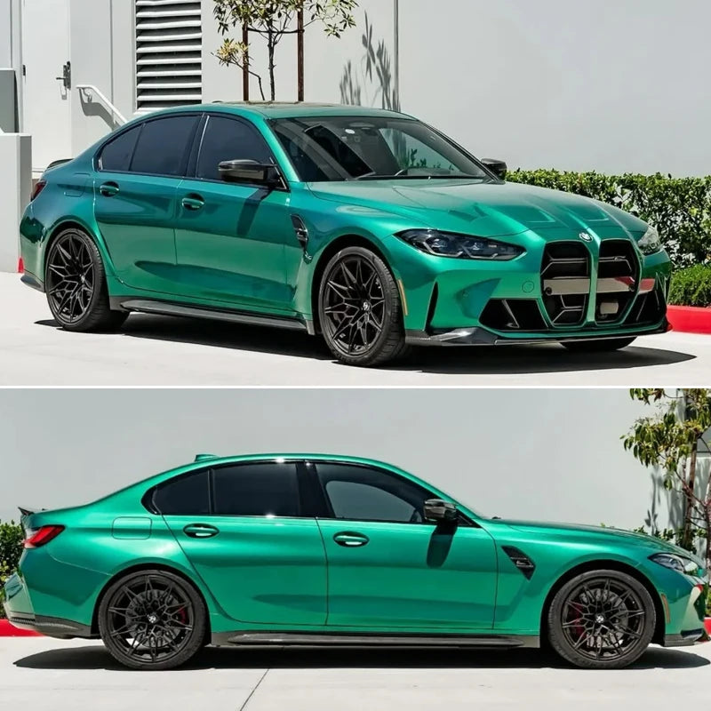 1.52x17m Isle Man Green Pet Wrap Vinyl Color Change