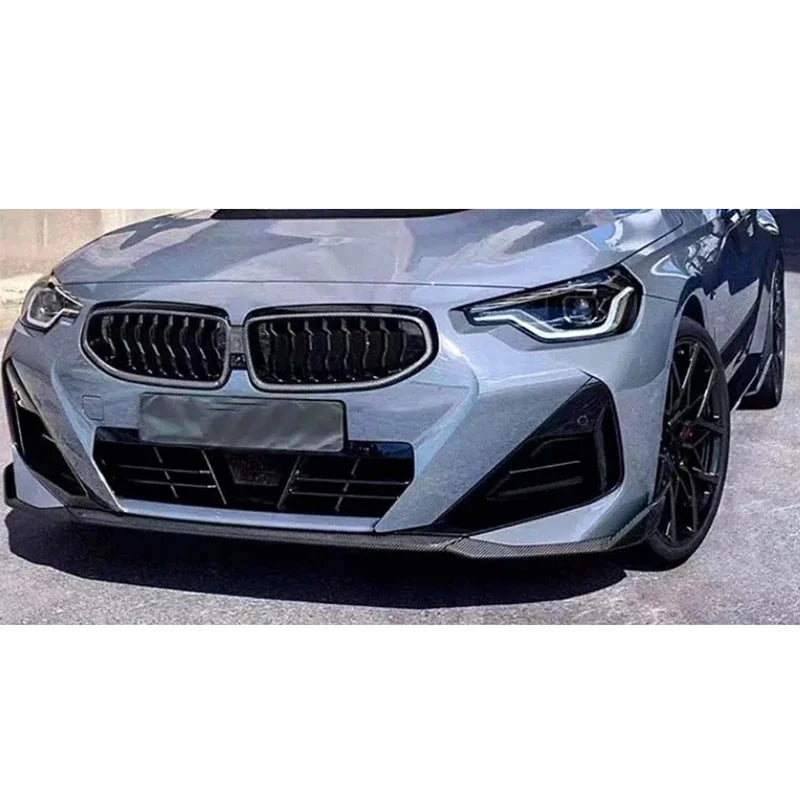 For BMW 2 Series G42 M240 Carbon Fiber Front Lip Bumper Diverter