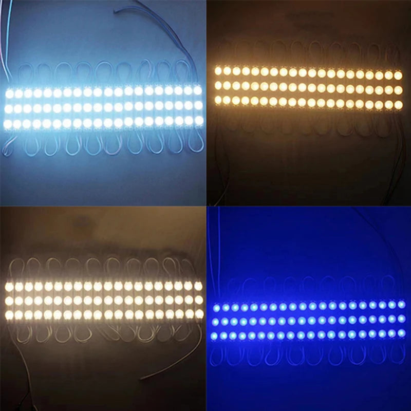 20PCS Set dc12v 2835 Smd Module Injection Waterproof IP67