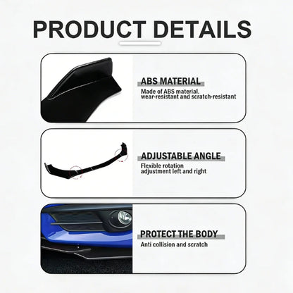 For MG 7 5PCS ABS Material Front Bumper Separator Lip Body Kit