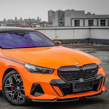 For BMW 5 Series G60 G61 4PCS M Performance Front Lip Bumper