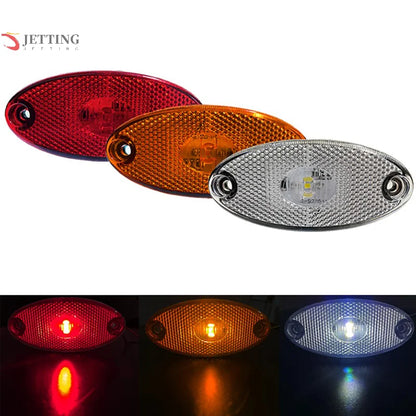 For Trailer 3LED 12V 24V Side Marker Trucks Caravan