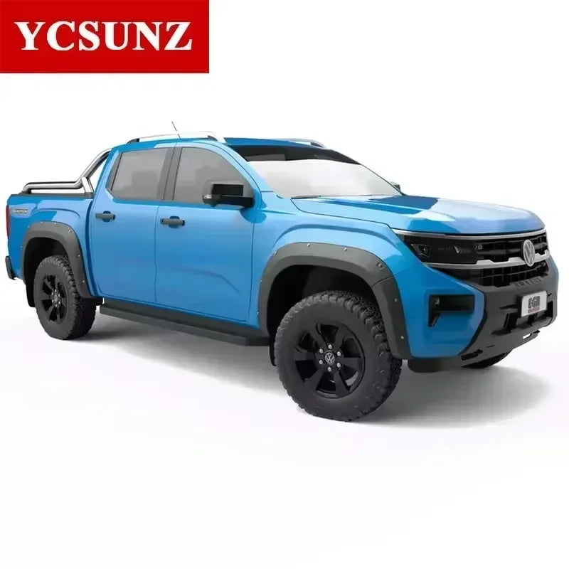 For VW Volkswagen Amarok 2023 2024 ABS Front Grill Trim Double