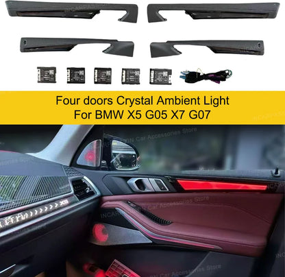 For BMW X5 G05 Luminous 11color Four Doors Dynamic Crystal