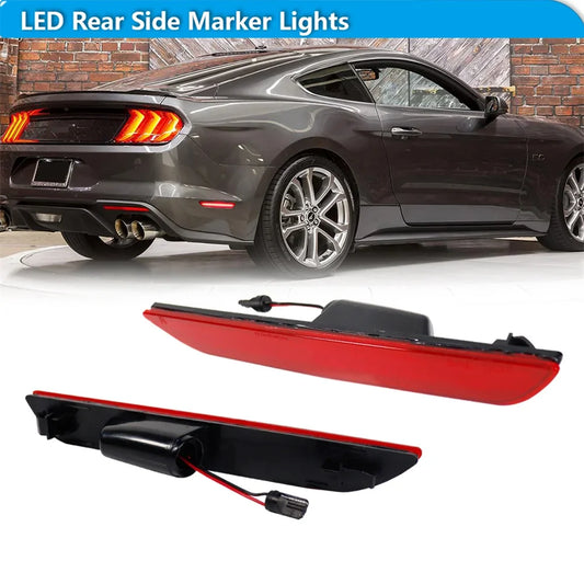 For Ford Mustang 2015-2021 Rear Bumper Side Marker Parking