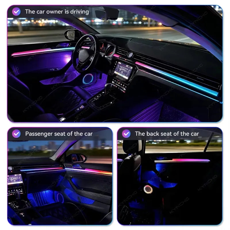 For Passat B8 LED Kyncho Ambient Colors Interior Lighting