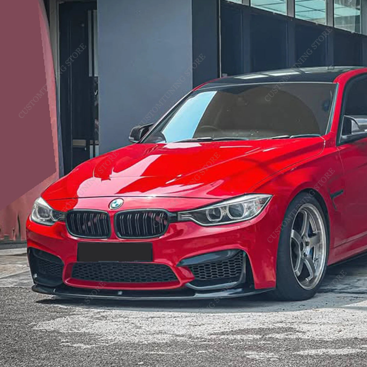 For BMW F80 Real M3 F30 Modify M3 Bumper 2012-2019 Gloss Black