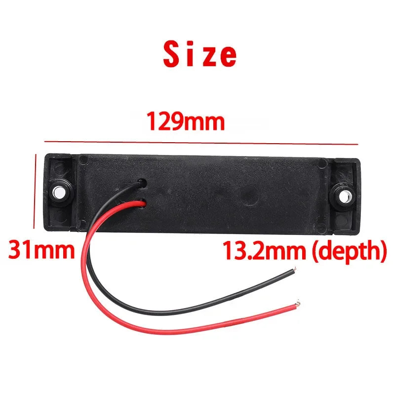 10PCS 12V 24V Side Marker Clearance Turn Signal Reflector