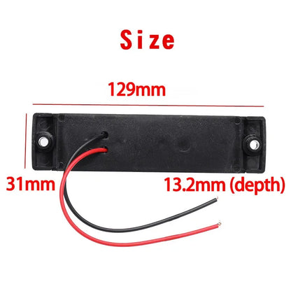 10PCS 12V 24V Side Marker Clearance Turn Signal Reflector