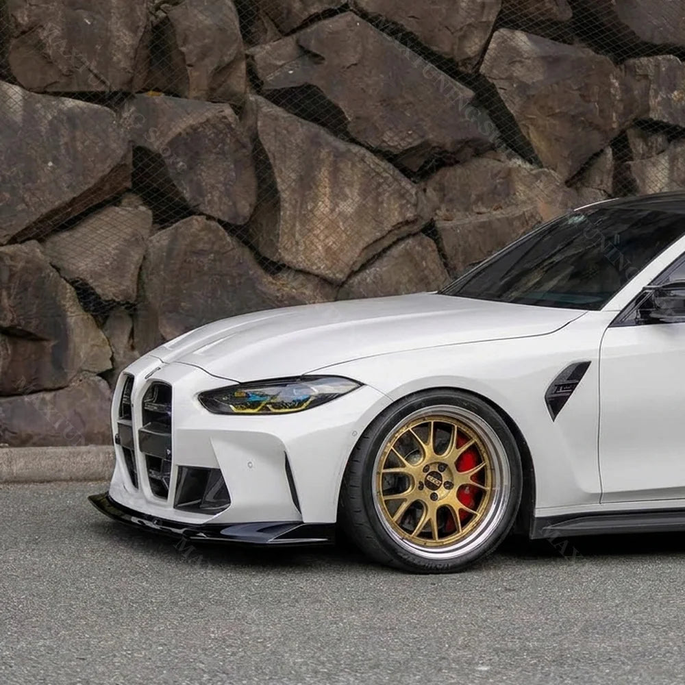 For BMW M3 G80 M4 G82 3PCS Front Bumper Lip 2020 2021 2022 2023