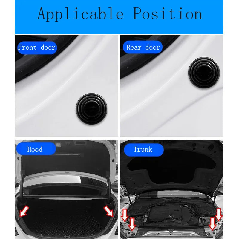 For Volkswagen R Line Golf Gti Door Silicone anti-shock Pad