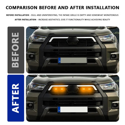 For Ranger Raptor LED Front Grille Lighting Daytime Running Grid