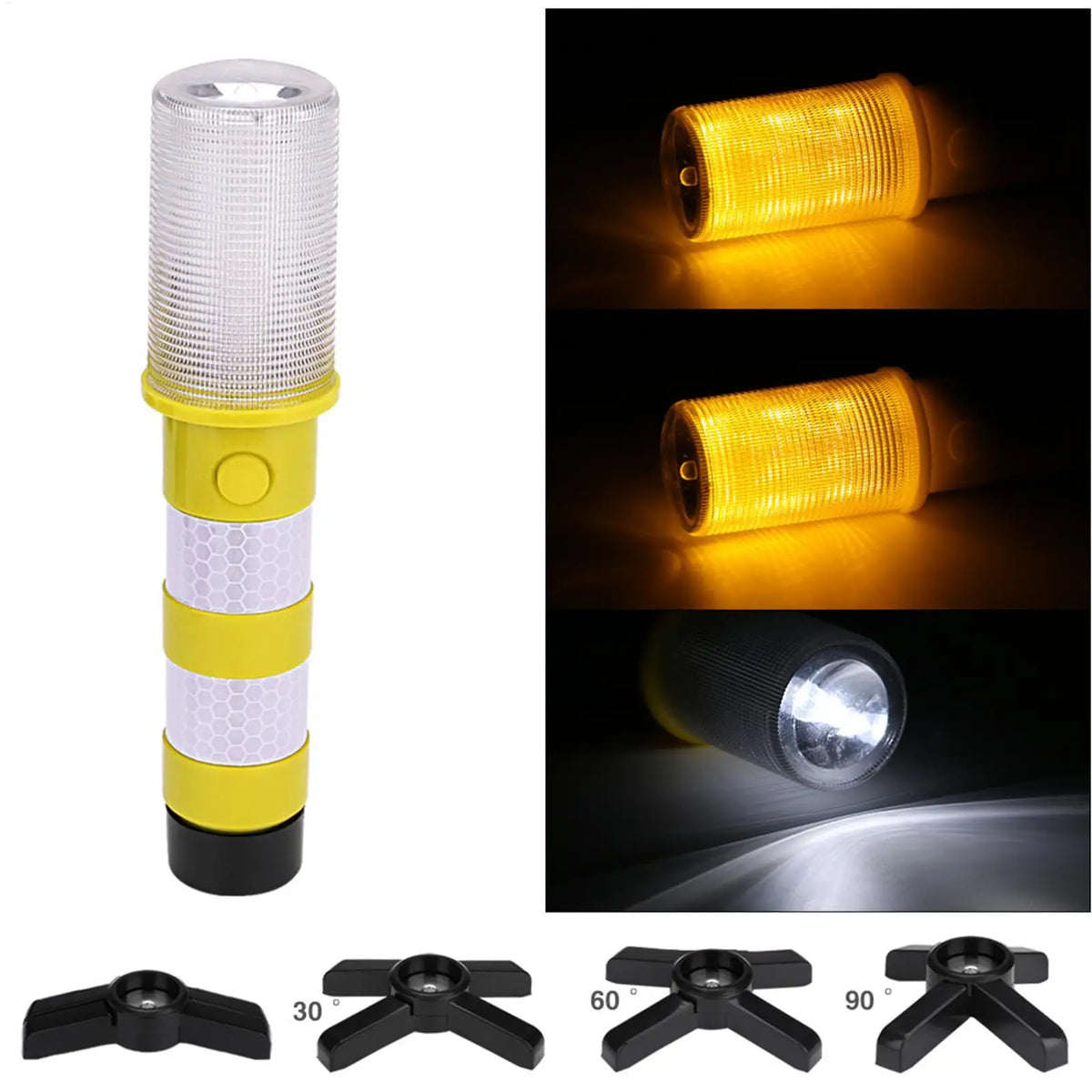 For Service Work Motorcycle Magnetic Strobe Modes
