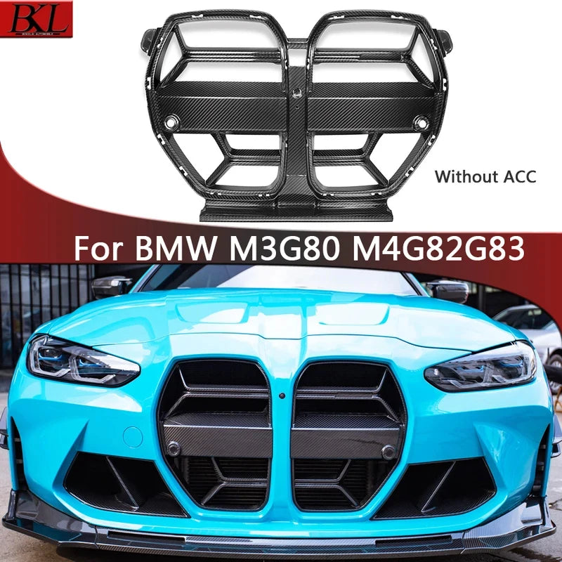 For BMW M3 G80 M4 G82 G83 Dry Carbon Fiber Grille Csl Racing
