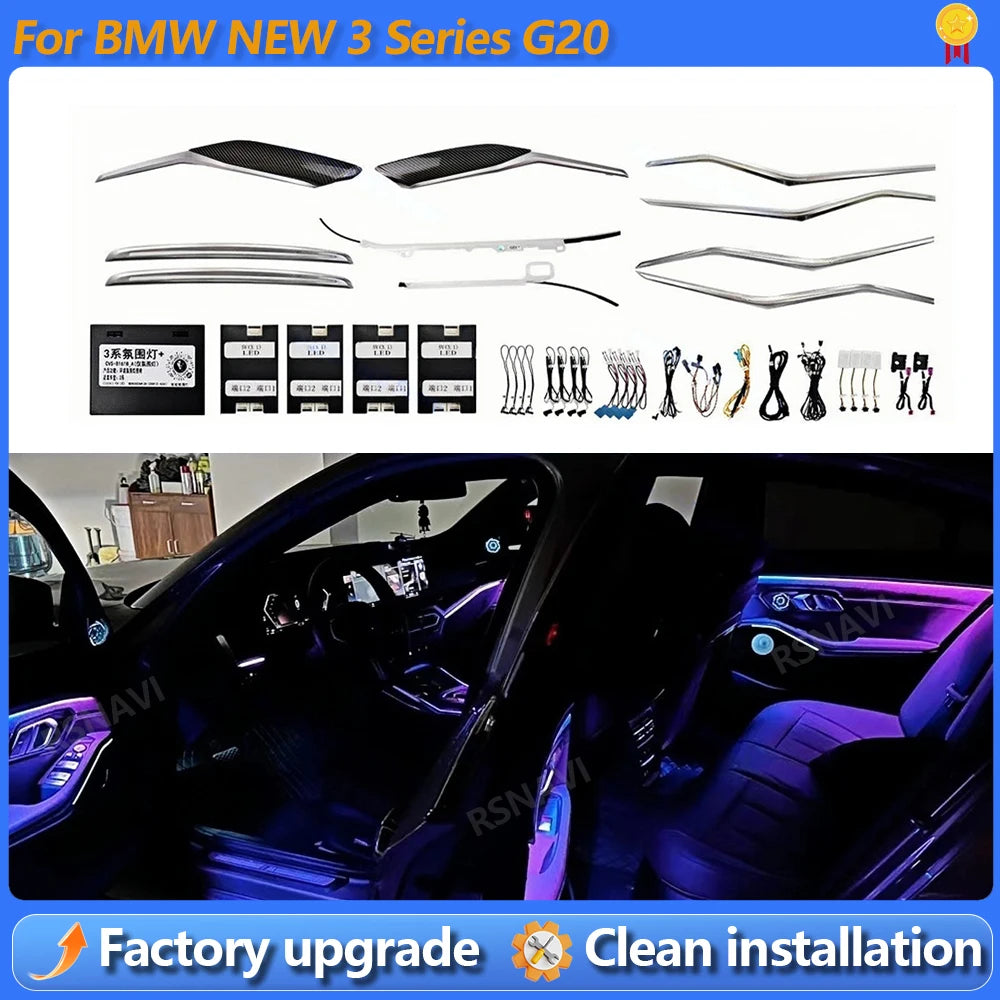 For BMW Colours RGB Ambient Series G20 Center Console Door