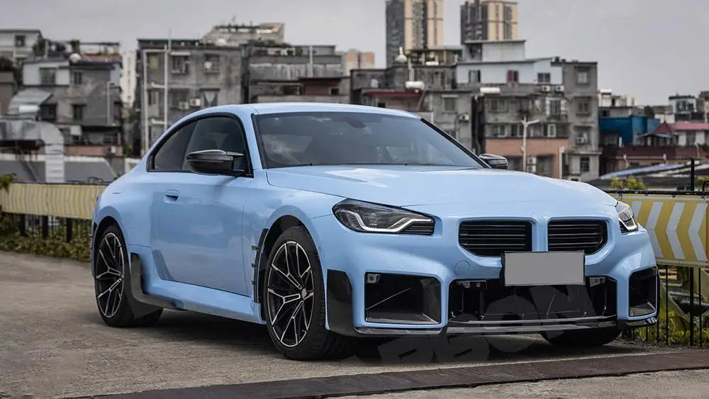 For BMW 2 Series M2 G87 Carbon Fiber Front Bumper Lip Chin