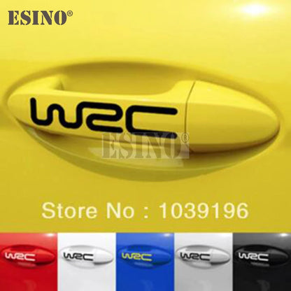 X Fashion Creative Decals Wrc Pvc Carving Body Handles