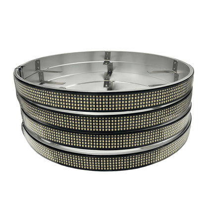 For Auto Row Single Side Pure White Wheel Ring Rim Kit