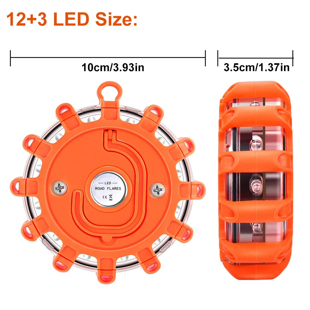 1PC 3PCS 6PCS 12 Flares Emergency Roadside Safety Beacon