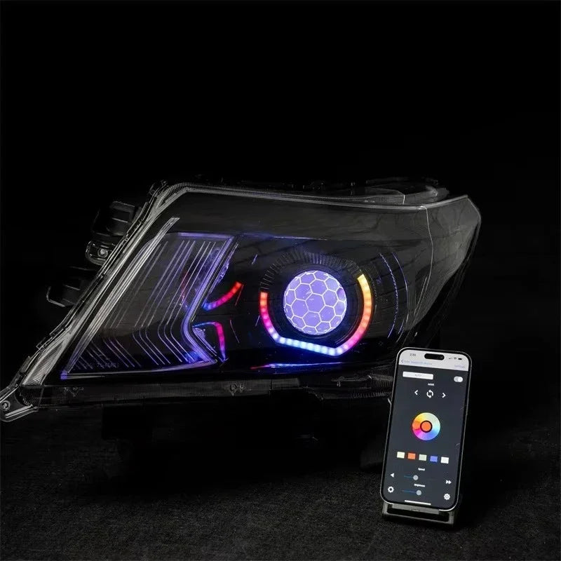 Custom Headlights Rgbw Angel Eye Sequential Indicator Turbine