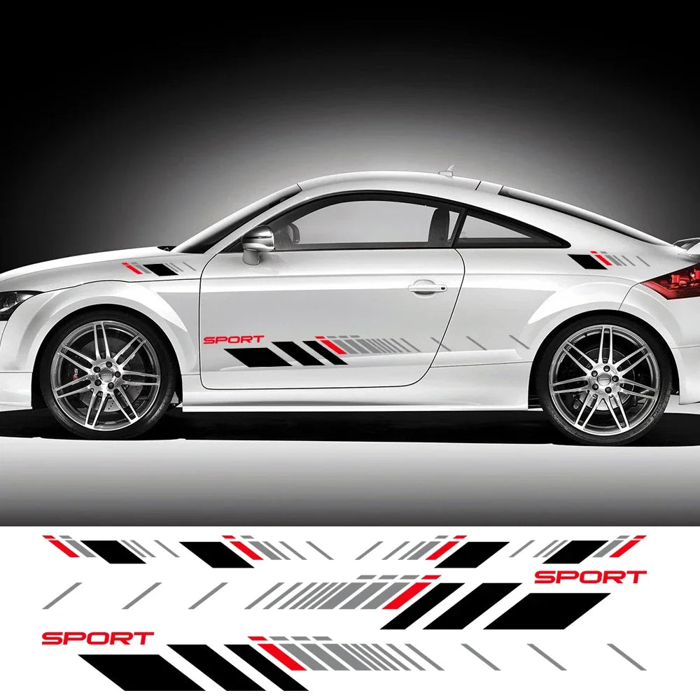For Audi Tt 8N MK1 MK2 2PCS Lot Stripe Side Stripes Both Body