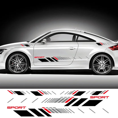 For Audi Tt 8N MK1 MK2 2PCS Lot Stripe Side Stripes Both Body