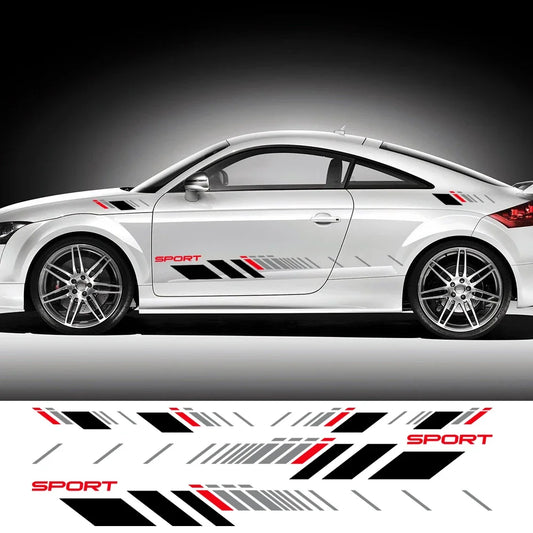 For Audi Tt 8N MK1 MK2 2PCS Lot Stripe Side Stripes Both Body