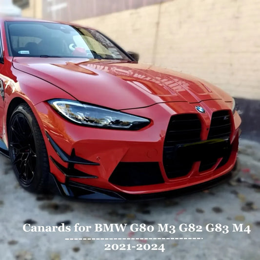 For BMW M3 M4 G80 G81 4PCS G82 G83 2021-2024 Front Bumper