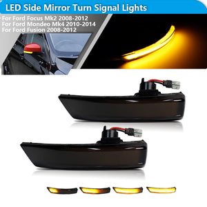 For Ford Focus MK2 MK3 MK4 2PCS Ijdm Dynamic Sequential Blink