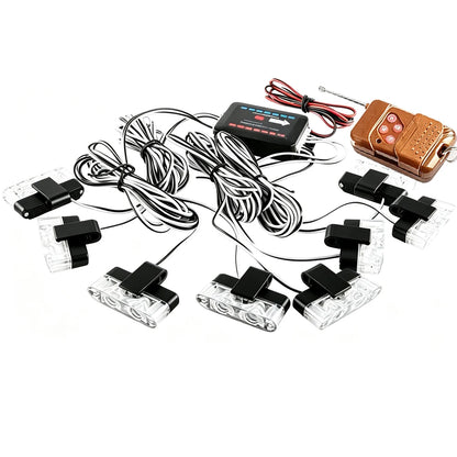 Front Deck Grille Clip Strobe Daytime Running Amber Emergency