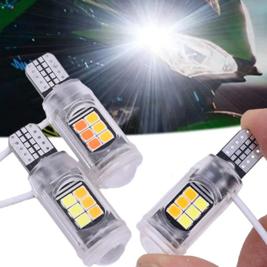 Motorcycle Brightness T10 Indicator bi-colour Turn Signal T15