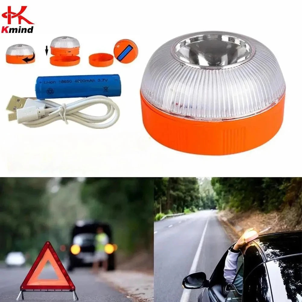 Magnetic Emergency Beacon Cars Strobe Flashing Warning Safety