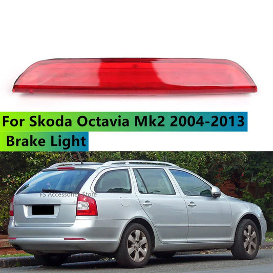 For Skoda Octavia MK2 Estate 2004-2013 Red Rear Center Level 3RD