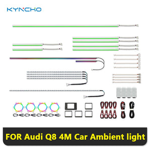 For Audi Q8 Ambient Lighting Models Colors Suitable From 2018