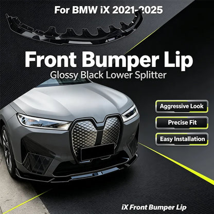 For BMW Ix 2021 2022 2023 Front Bumper Spoiler Board Body Kit
