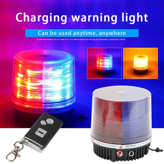 Strobe Warning Emergency Beacon Magnetic Base Wireless Remote