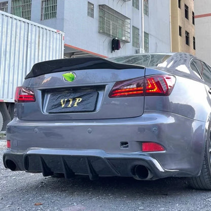 For 2006-2012 Lexus Is Rear Spoiler Front Rear Suitable Diffuser