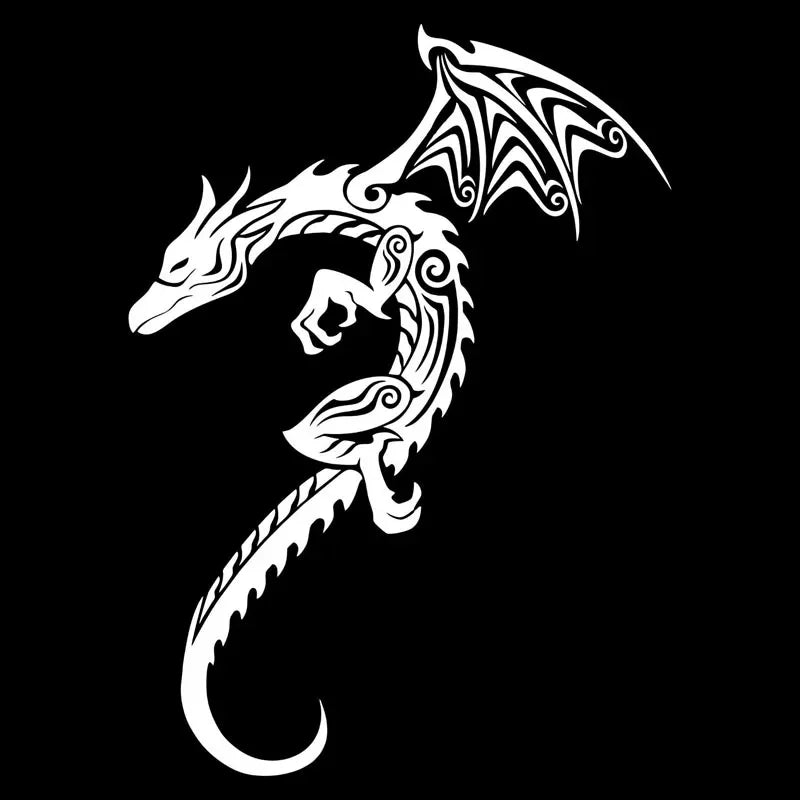Stickers Personality Creative Tribal Dragon Vinyl Decals