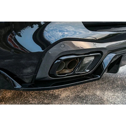 For BMW X5 G05 2018-2025 Bright Black Rear Bumper Diffuser