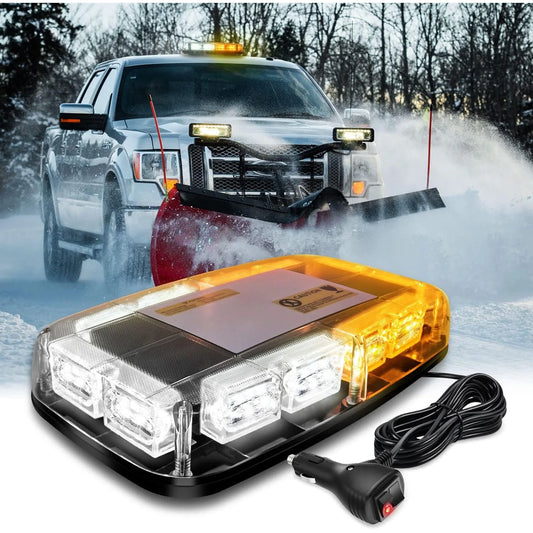 Nilight 12 Inled Strobe Bar Magnetic Mount 12v-24v Warning