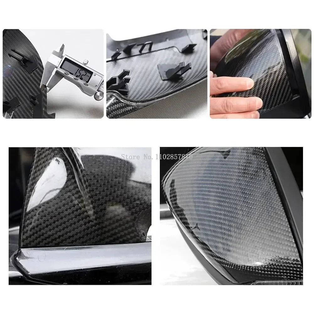 For BMW 3 Series E90 E91 Rearview Mirror Cover 2005-2012 Real