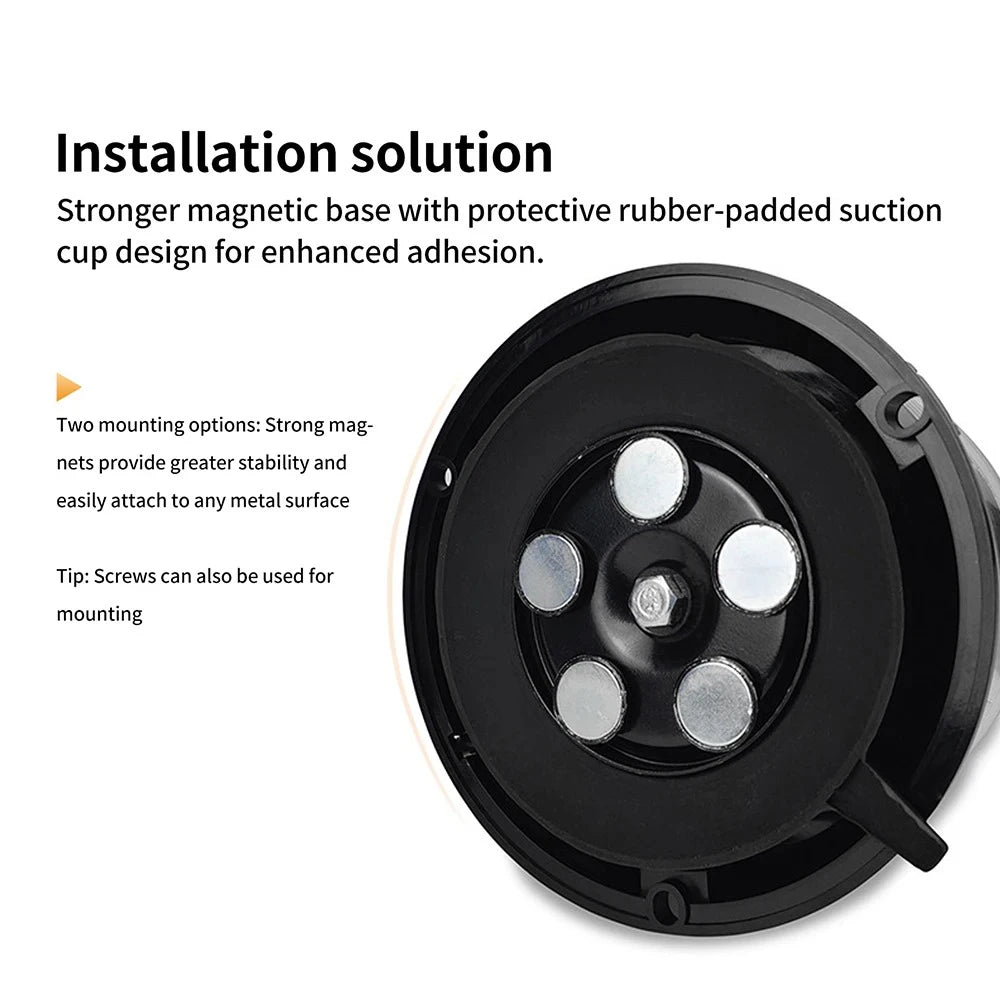 Strobe Warning 12V 24V Magnetic Base Emergency Beacon Truck
