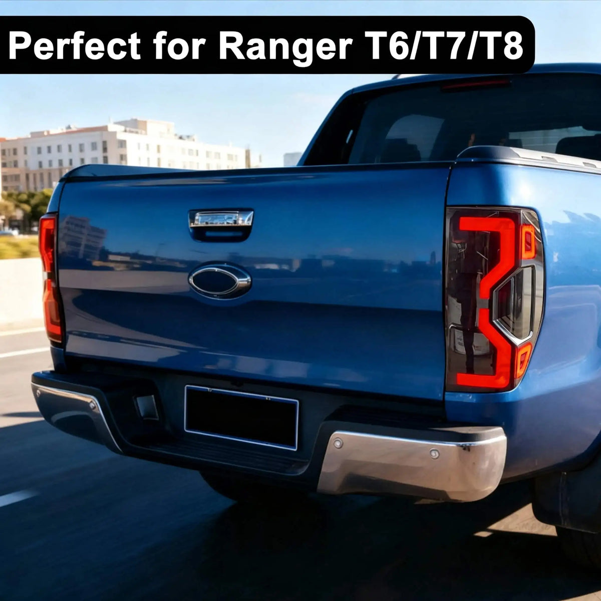 For Ford Ranger LED Rear Tail Assembly T6 T7 T8 Reverse Driving