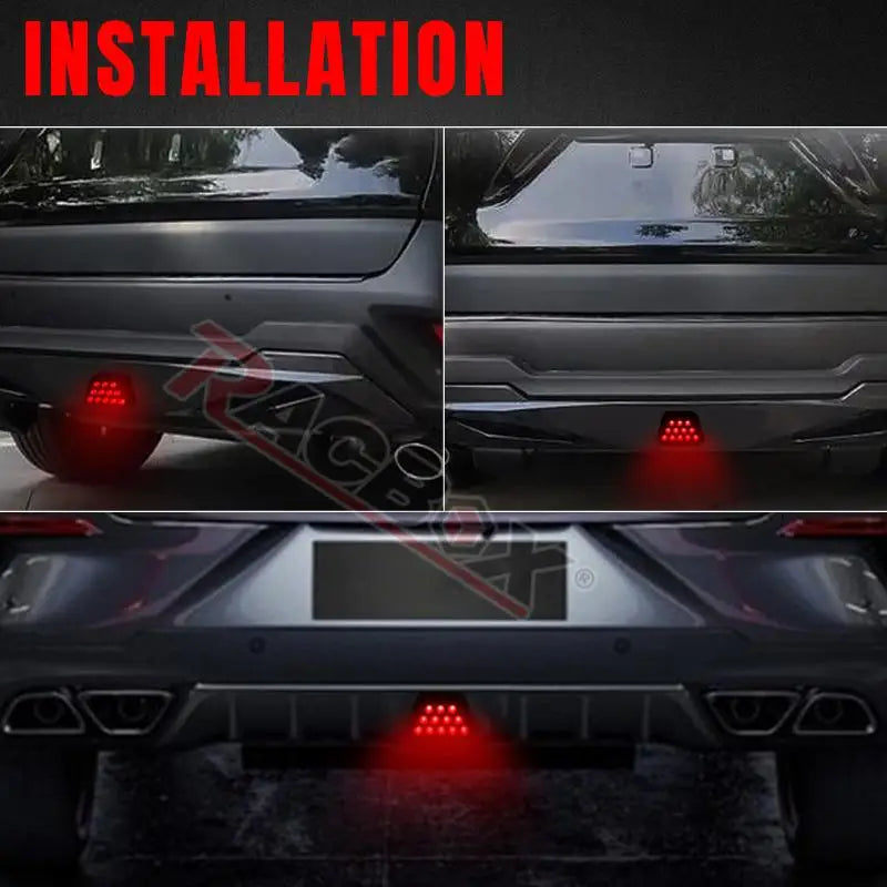 For Ford 12 Pilot Rear Bumper Brake Strobe Warning Truck Trailer